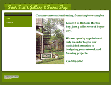 Tablet Screenshot of friartucksframing.com